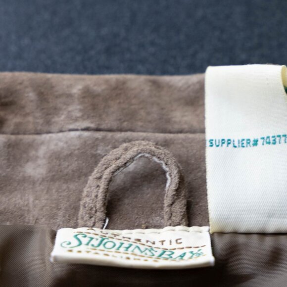 Vintage St. John’s Bay Suede Blazer – Taupe - Picture 8 of 15